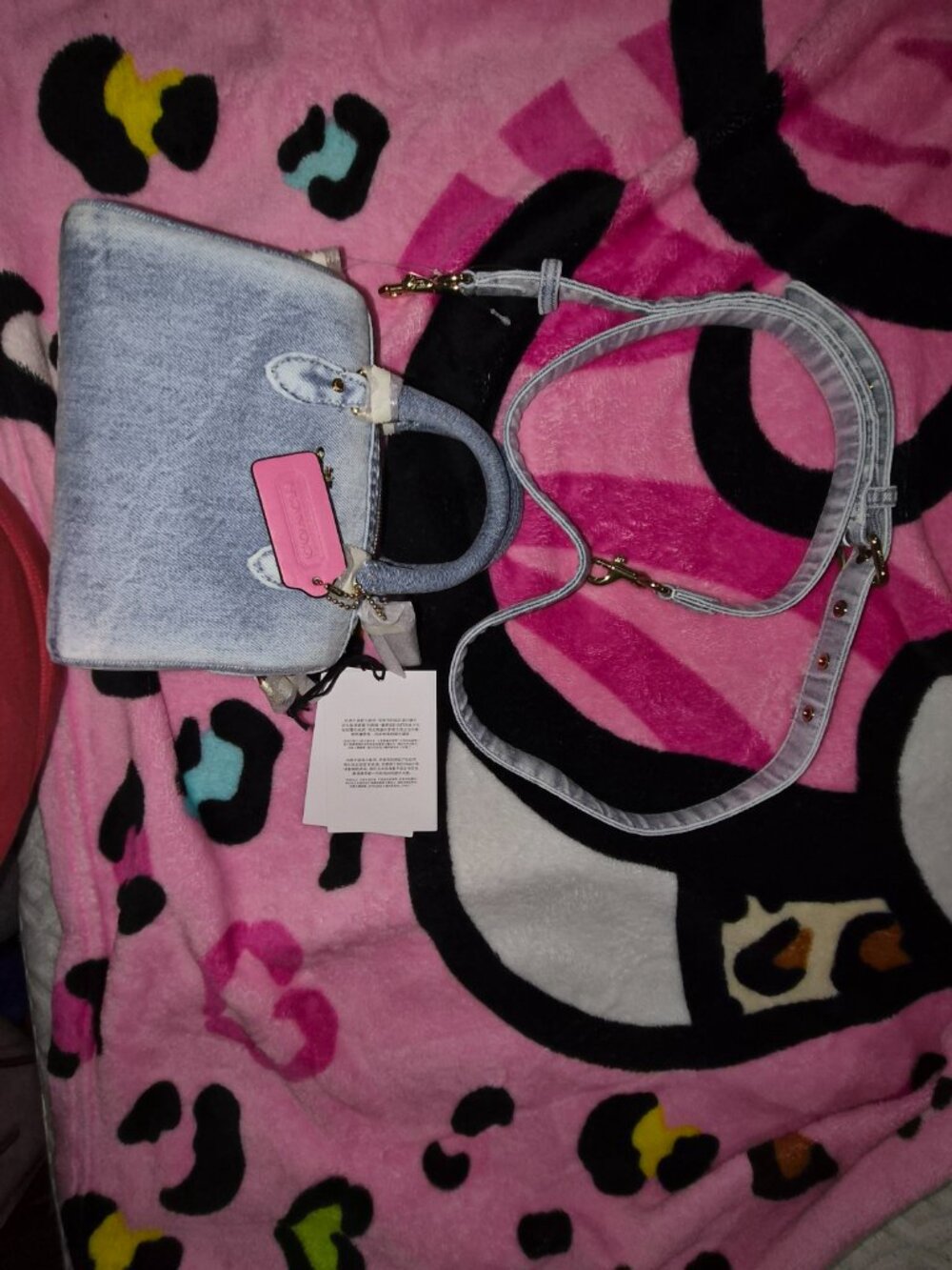 Coach Loved Denim Mini Rowan - Picture 4 of 6